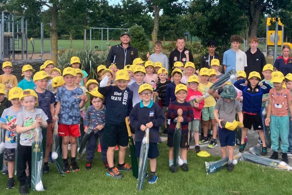 Weedons Cricket Club Yellow Caps group photo